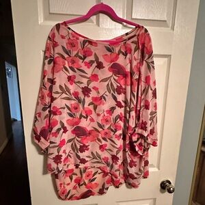 Beautiful sheer oversized shirt